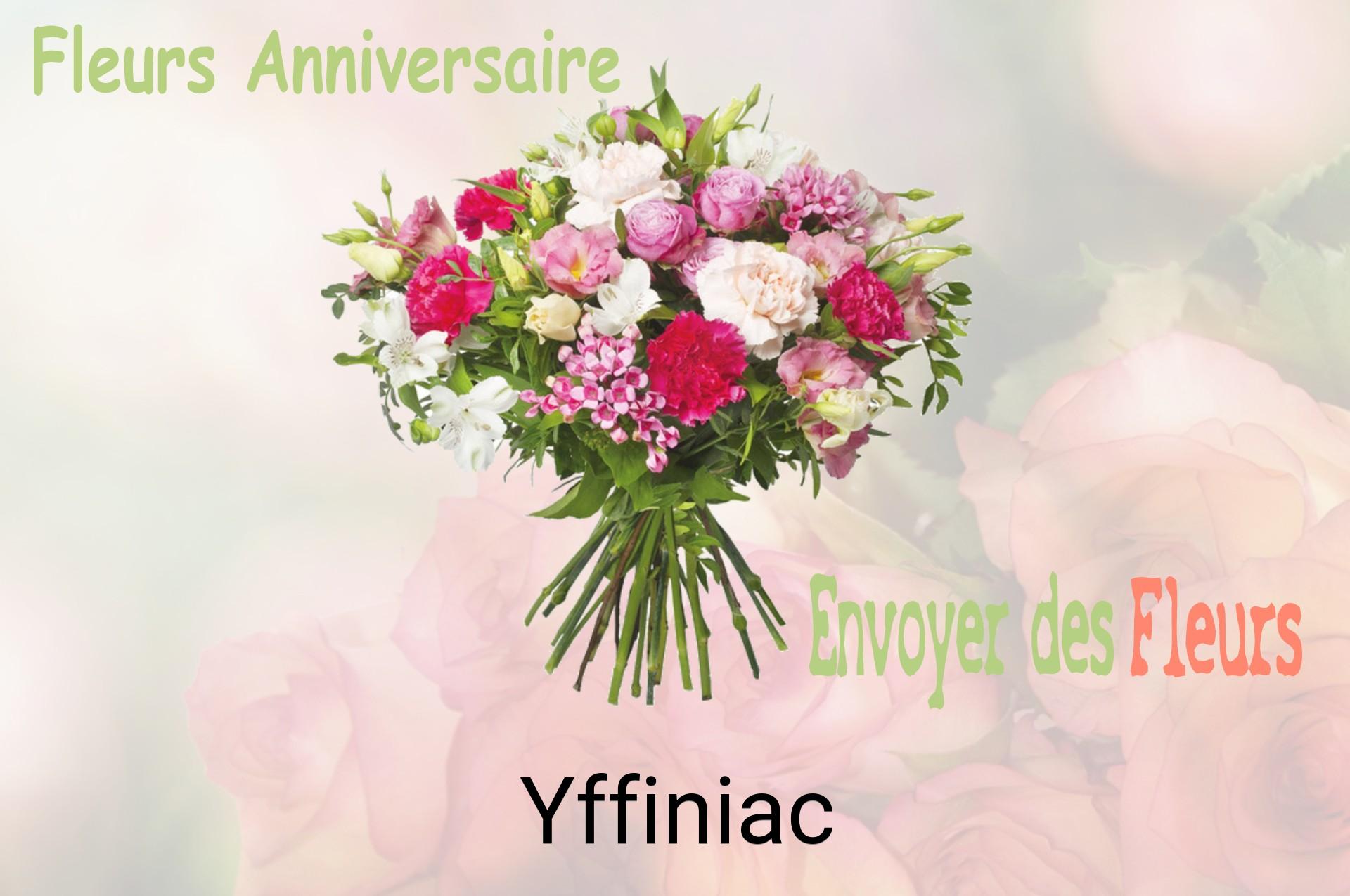 Bouquet de fleurs d’anniversaire livré à Yffiniac