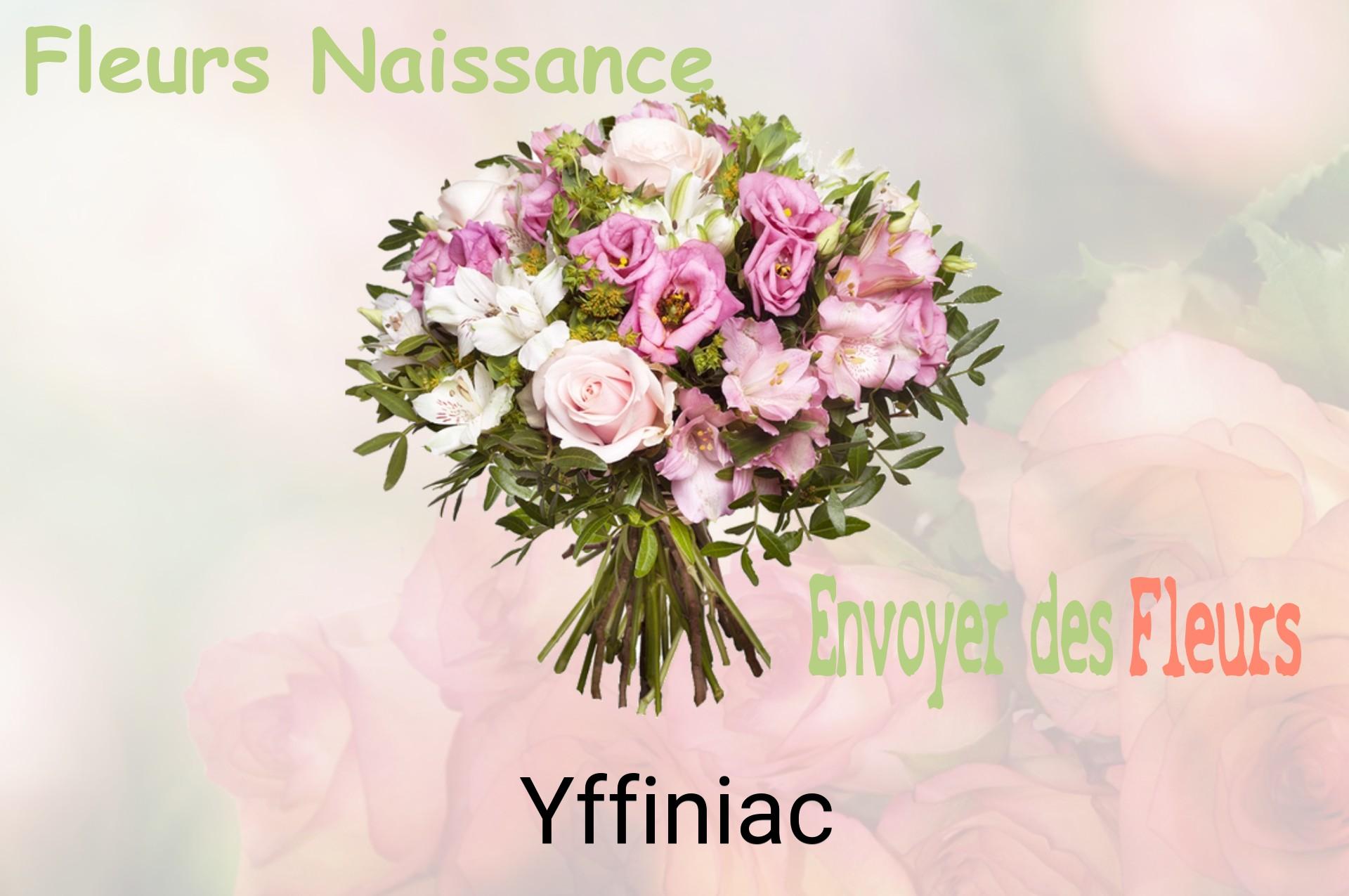 Bouquet de fleurs de naissance livré à Yffiniac